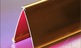 SCH TR AG 65x150mm - zlatý leštěný elox